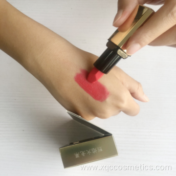 Fashion cylinder hot red lipstick tube